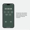 Smart Ring, Ceramic Smart Ring Health Sleep Monitoring Step Counter Remote Camera, IP68 Intelligent Wearable Device for JYouPro APP (No. 9) - Image 6