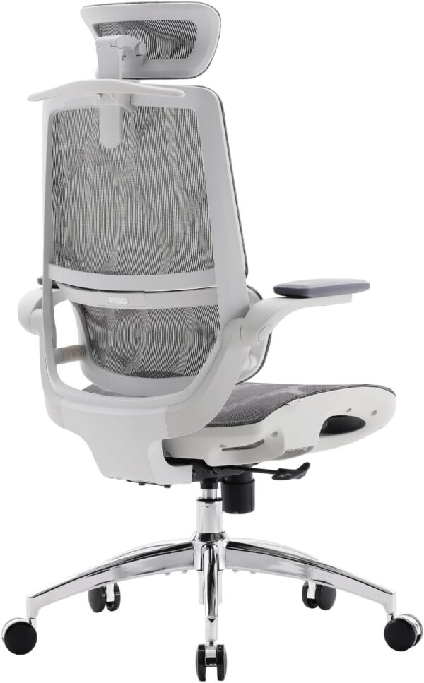 SIHOO M59AS Ergonomic Office Chair, Desk Chair with 3D Flip-up Armrests, Computer Chair with Dual Back Design and Adaptive Dynamic Lumbar Support - Image 9