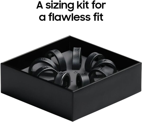 SAMSUNG Galaxy Ring, AI Smart Ring, Size First w/Sizing Kit, No App Subscription, Fitness Monitor, Sleep Tracker, Up to 7-Day Battery, Size 11, Titanium Black [US Version, 1Yr Manufacturer Warranty] - Image 7