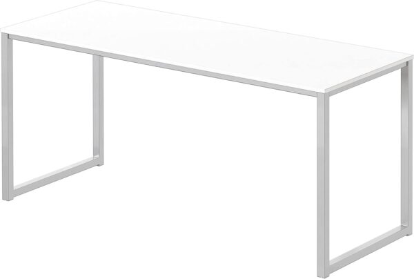 SHW Mission 48-Inch Home Office Computer Desk, White - Image 5