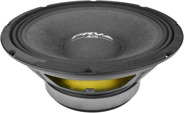 PRV AUDIO 10MR650A 10 Inch Midrange Speaker, 8 Ohm, 650 Watts, 97.5 db, 2.5 in Voice Coil Alto Series PRO Audio Mid Range Loudspeaker (Single) - Image 3