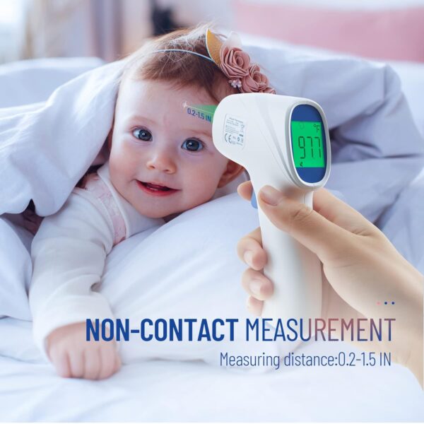 Forehead Thermometer for Adults and Kids, Digital Infrared Thermometer with Fever Alarm, FSA HSA Eligible, Fast Accurate Results, Easy to use - Image 8