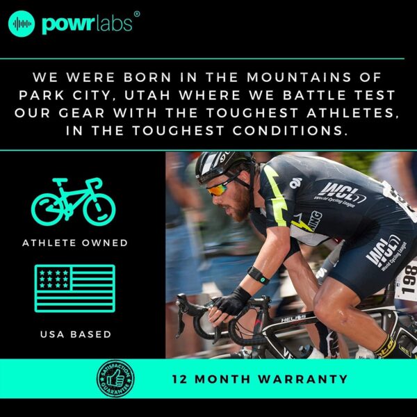Powr Labs Bluetooth Heart Rate Monitor Armband - ANT Heart Rate Monitor, Armband Heart Rate Monitor For Wrist Bluetooth Wrist Heart Rate Monitor Works with Polar Peloton Wahoo Whoop Strava Garmin Apps - Image 7