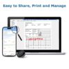 Wellue O2Ring Oxygen Monitor with Vibration Reminder -Bluetooth O2 Pulse Oximeter Rechargeable, Continuous Recording of SpO2 & PR, Blood Oxygen Saturation Tracker with Free APP & PC Reports - Image 6