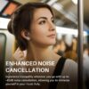TOZO Hybrid Active Noise Cancelling Wireless Earbuds with 6 Mics AI Clear Call Ear Buds 55H Playtime with LED Display 32 Preset EQs via APP Bluetooth 5.3 IPX8 Waterproof in Ear Headphones - Image 6