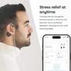 Roga - Vagus Nerve Stimulator | Stress Relief Wearable | Personalized Relaxation Device for Burnout and Sleep Aid (Charcoal) - Image 2