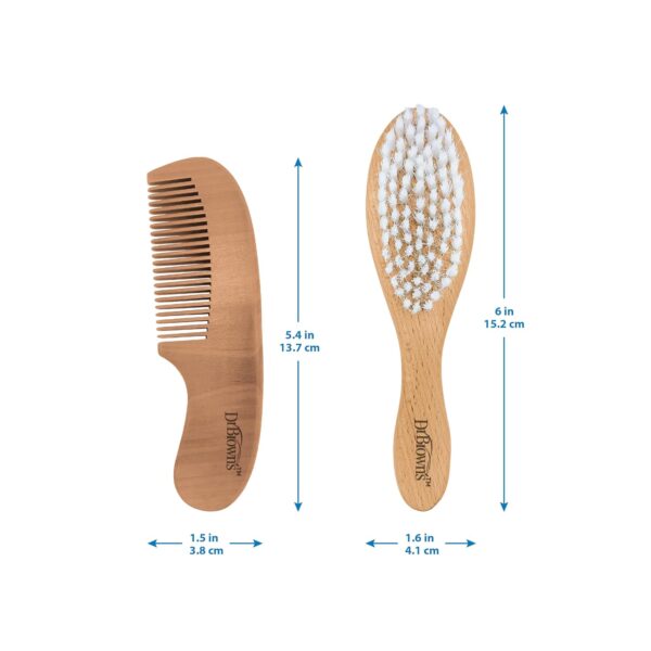 Dr. Brown's Soft and Safe Baby Brush + Comb - Image 12