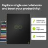 Rocketbook Core Reusable Spiral Notebook, Letter Size 8.5x11, Black - Dotted Pages, App-Connected, Erasable, Durable Cover, Ideal for School, Work, and Creative Projects - Image 7