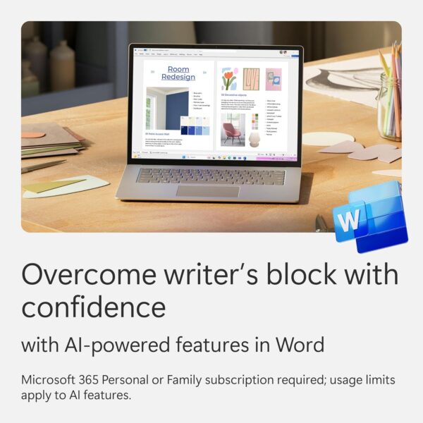 Microsoft 365 Family | 12-Month Subscription, Up to 6 People | Word, Excel, PowerPoint | 1TB OneDrive Cloud Storage | PC/MAC Instant Download | Activation Required - Image 2