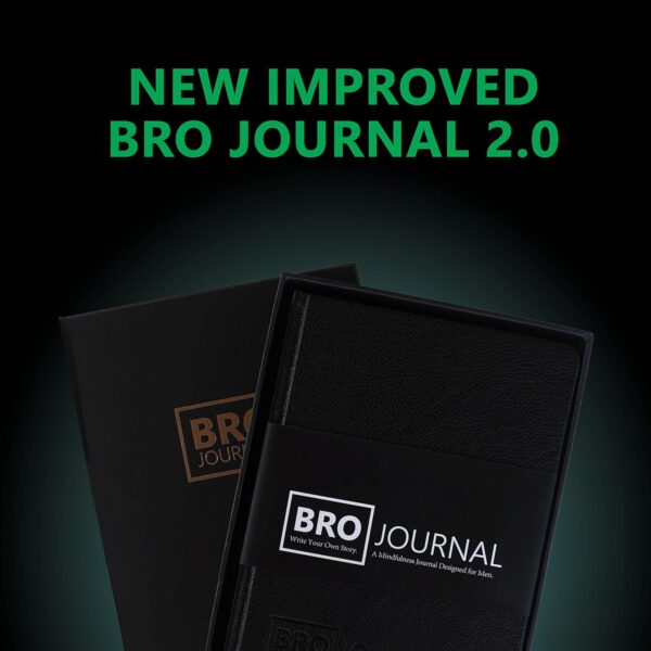 Bro Journal: 12-Week Gratitude, Mindfulness, and Personal Development Journal for Men (Adults & Teens) | Unique Daily Content, Prompts, Activities, and Tips | For Self-Care & Mental Health | A5 Size - Image 7
