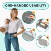 Portable Changing Pad for Baby – Soft, Comfortable Portable Diaper Changing Pad with Wipes Pockets – Waterproof, Easy-Clean Travel Baby Changing Pad, Newborn Essentials Must Haves Baby Registry Search - Image 8