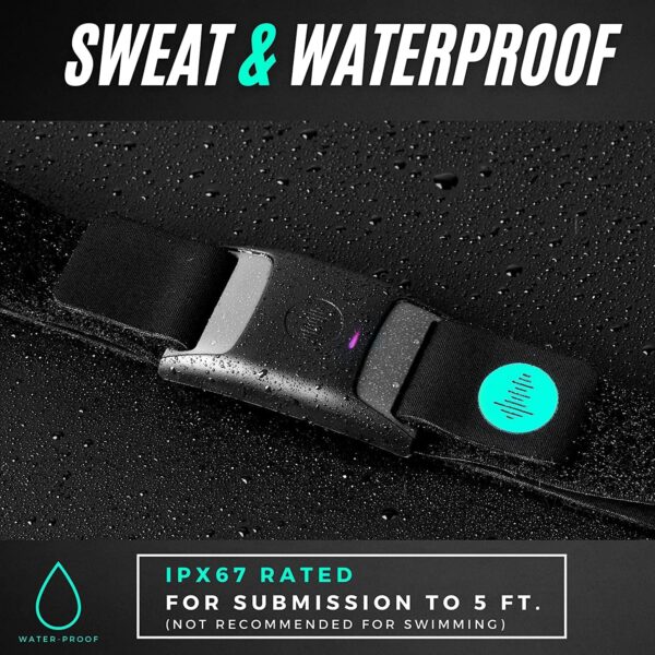 Powr Labs Bluetooth Heart Rate Monitor Armband - ANT Heart Rate Monitor, Armband Heart Rate Monitor For Wrist Bluetooth Wrist Heart Rate Monitor Works with Polar Peloton Wahoo Whoop Strava Garmin Apps - Image 4