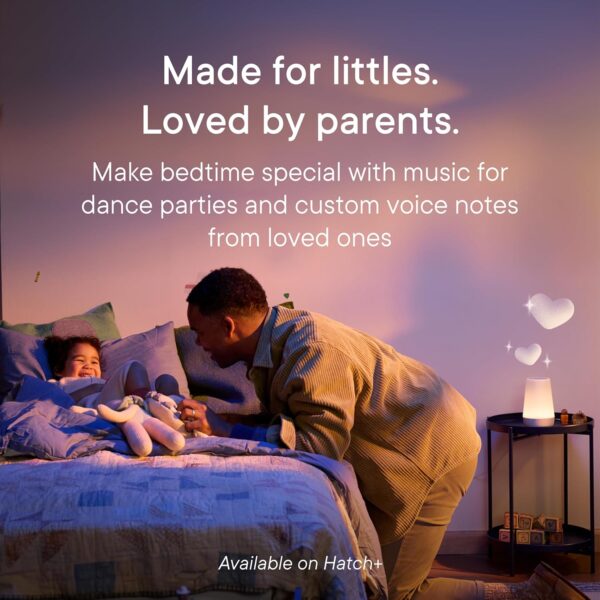 Hatch Rest Baby Sound Machine, Night Light | 2nd Gen | Registry Essential, Sleep Trainer, Routine Builder, Time-to-Rise Alarm Clock, White Noise Soother, Nursery Stories, Toddler Kids Bedroom (Wi-Fi) - Image 6