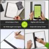 Rocketbook Core Reusable Spiral Notebook, Letter Size 8.5x11, Black - Dotted Pages, App-Connected, Erasable, Durable Cover, Ideal for School, Work, and Creative Projects - Image 2