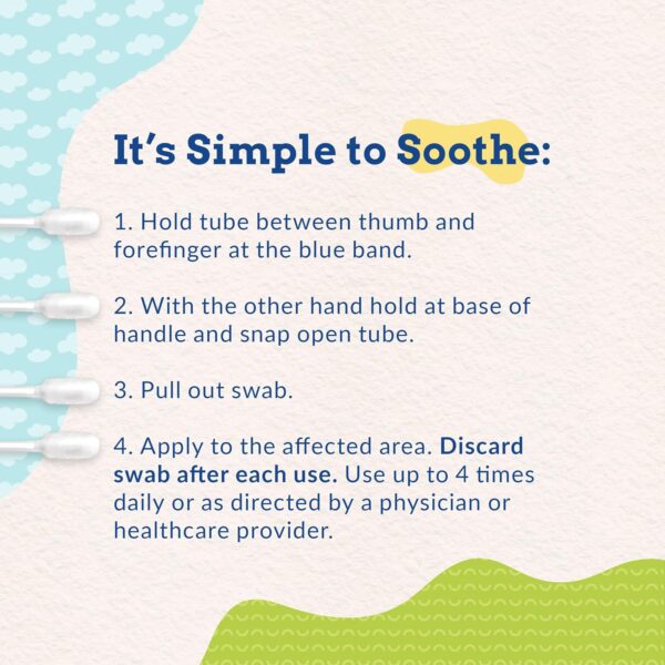 Orajel Baby Daytime Cooling Swabs for Teething, Drug-Free, 1 Pediatrician Recommended Brand for Teething*, 12 Swabs (Packing May Vary) - Image 5