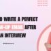 How To Write A Good Observe-Up E-mail After An Interview