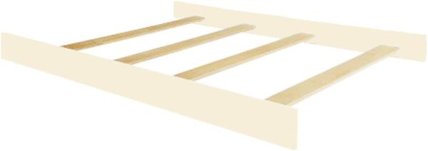 Full Size Conversion Kit Bed Rails for Select Lajobi Babi Italia, Bonavita, Europa Baby & Kathy Ireland Cribs | See Description for List of Compatible Cribs (French White)