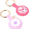 Milisten 2Pcs Cute Deer Protective Covers Soft Liquid Locating Device Sleeves for Pets and Keys Durable and Lightweight