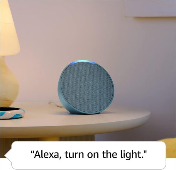 Amazon Echo Pop (newest model), Our smallest Alexa speaker, Fits in any room, Charcoal - Image 4