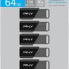 PNY 64GB Attaché X USB 3.2 Gen 1 Flash Drive, Advanced Performance Up to 130MB/s Read, Everyday Data Store & Transfer, Reliable Portable Storage, Durable, Type-A, Computers, Laptops, Desktops, 5-Pack - Image 10