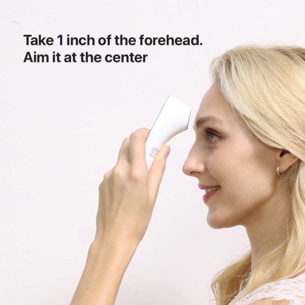 iHealth No-Touch Forehead Thermometer for Adults, Kids, Babies - FSA HSA Eligible, 3 Ultra-Sensitive Sensors, Quiet Vibration Feedback, Digital Large LED Digits, Easy to Use for Home & Nurses, PT3 - Image 8