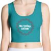 Not Today Satan Crop Top | No Today Satan | Floral Wreath, Gym, Trending Now