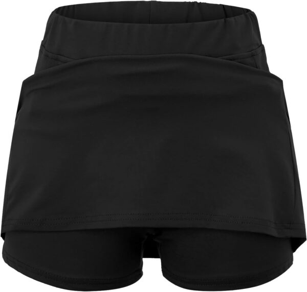 Versatile Skorts for Women, Women's Casual Athlete Tennis Skirts, Sports Lightweight Golf Workout Skort with Pockets - Image 4
