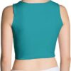 Not Today Satan Crop Top | No Today Satan | Floral Wreath, Gym, Trending Now - Image 2