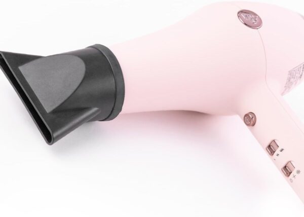 L'ANGE HAIR Soleil Professional Hair Dryer | 3 Heat Settings & 2 Airflow Settings | Cool Shot Locks-in Style | Professional Length Cord | Best Lightweight Hair for Smooth Blowouts (Blush) - Image 6
