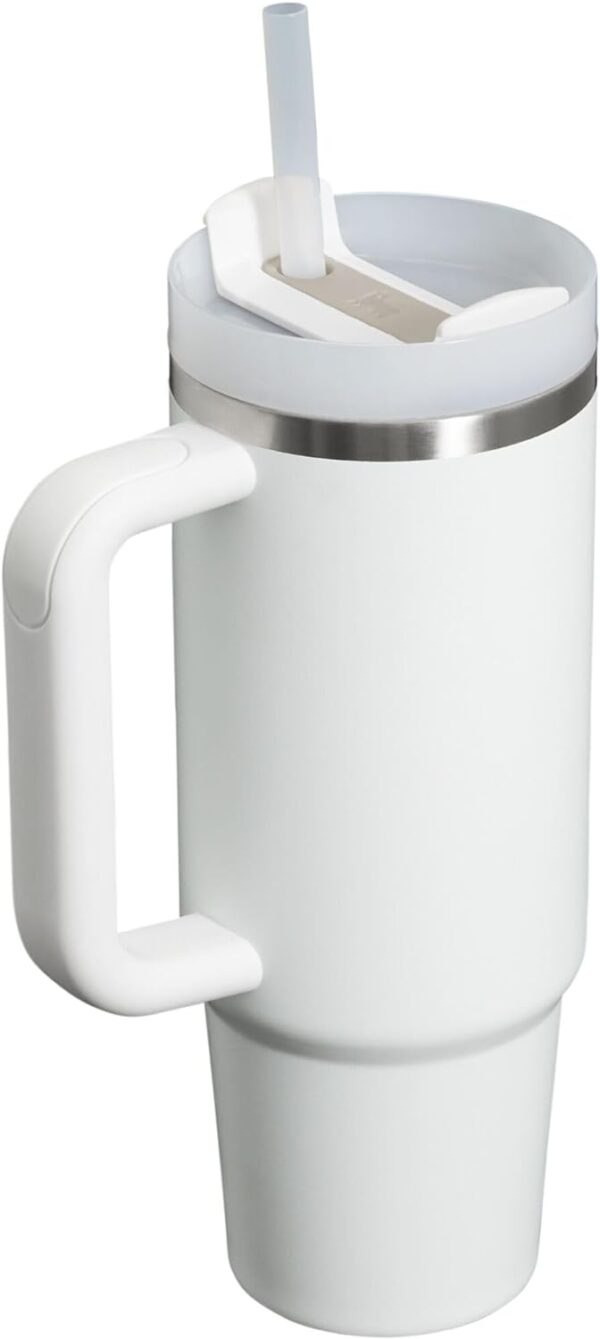 Stanley Quencher H2.0 Tumbler with Handle and Straw 30 oz | Flowstate 3-Position Lid | Cup Holder Compatible for Travel | Insulated Stainless Steel Cup | BPA-Free | Frost - Image 2