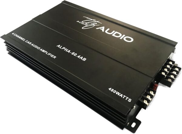 Alpha 60.4 Car Audio 4 Channel Class AB Amplifier, ALPHA-60.4AB - Image 2