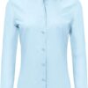 Ruisin Super Soft Wrinkle Free Button Down Shirts for Women Solid Long Sleeve Striped Formal Work Dress Blouses Tops