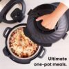 Instant Pot Duo Crisp 11-in-1 Air Fryer and Electric Pressure Cooker Combo with Multicooker Lids that Fries, Steams, Slow Cooks, Dehydrates,Free App With Over 800 Recipes, Black/Stainless Steel, 8QT - Image 8