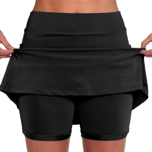 Versatile Skorts for Women, Women's Casual Athlete Tennis Skirts, Sports Lightweight Golf Workout Skort with Pockets