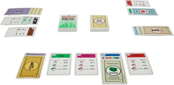 Hasbro Gaming Monopoly Deal Card Game, Quick-Playing Card Game for 2-5 Players, Game for Families and Kids, Ages 8 and Up (Amazon Exclusive) - Image 4