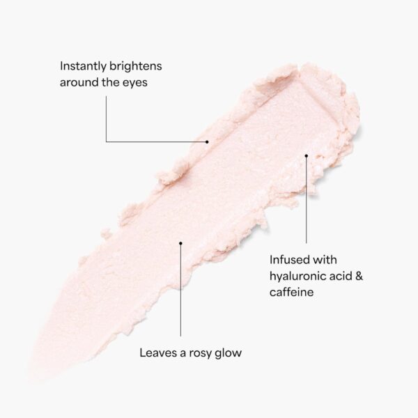 TULA Skin Care Eye Balm Rose Glow - Dark Circle Treatment, Instantly Hydrate and Brighten Undereye Area, Portable and Perfect to Use On-the-go, 0.35 oz. - Image 2