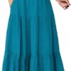 Maxi Dresses for Women 2025 Summer Casual Sleeveless V Neck Dress Trendy Flowy Tiered Beach Vacation Long Sundress - Image 4