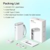 Nelko Label Maker Machine with Tape, P21 Bluetooth Label Printer, Wireless Mini Label Makers with Multiple Templates for Organizing Office Home, White - Image 7