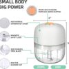 Electric Garlic Chopper, Mini Portable Veggie Chopper, 250ML Garlic Grinder Masher Onion Chopper, Blender to Vegetable, Wireless Food Processor for Ginger, Chili, Fruit, Meat, etc - Image 4