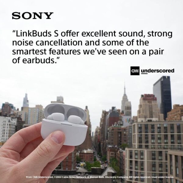Sony LinkBuds S Truly Wireless Noise Canceling Earbud Headphones with Alexa Built-in, Bluetooth Ear Buds Compatible with iPhone and Android, Black - Image 16