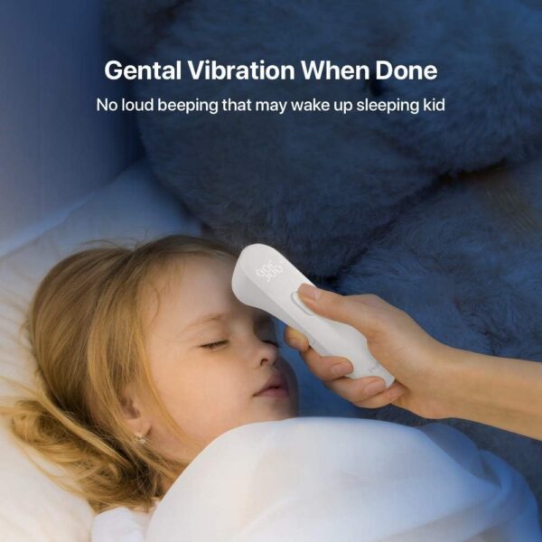iHealth No-Touch Forehead Thermometer for Adults, Kids, Babies - FSA HSA Eligible, 3 Ultra-Sensitive Sensors, Quiet Vibration Feedback, Digital Large LED Digits, Easy to Use for Home & Nurses, PT3 - Image 5