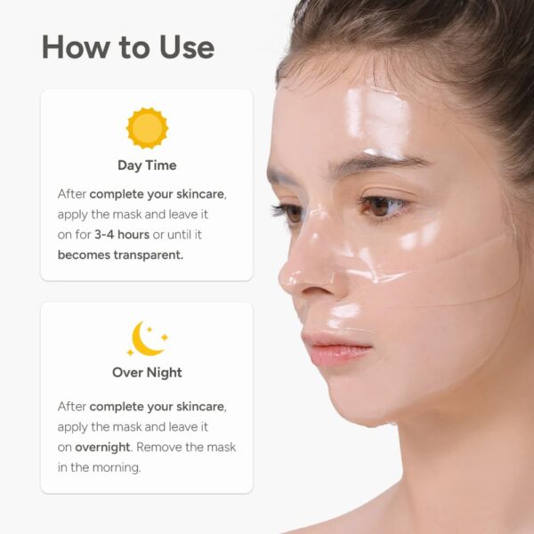 SUNGBOON EDITOR Deep Collagen Overnight mask 37gx4ea | Original Hydrating Collagen Face Mask | Real Collagen 2,160,000PPB for Elasticity |TikTok Trend Items Korean Skin Care - Image 6