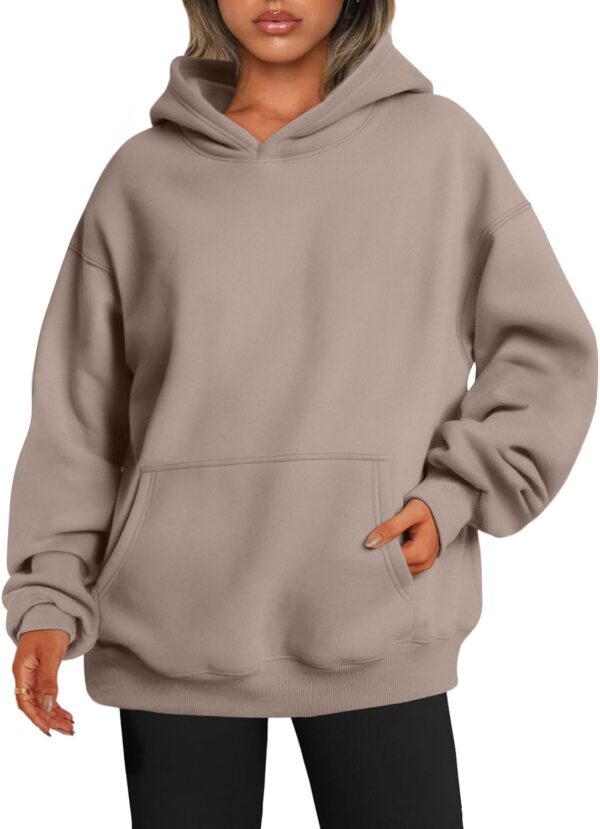 EFAN Womens Hoodies Oversized Sweatshirts Pullover Fleece Sweaters Long Sleeve Winter Fall Outfits Fashion Y2k Clothes