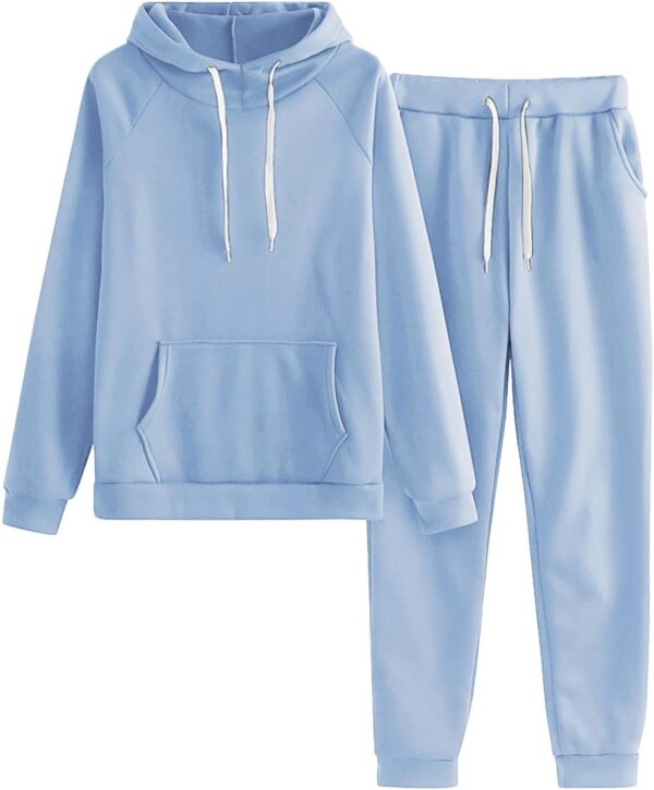 Jogger Sets for Women 2 Piece Lounge Sets Fall Sweatshirt Sets Outfits Matching Sweatsuits T