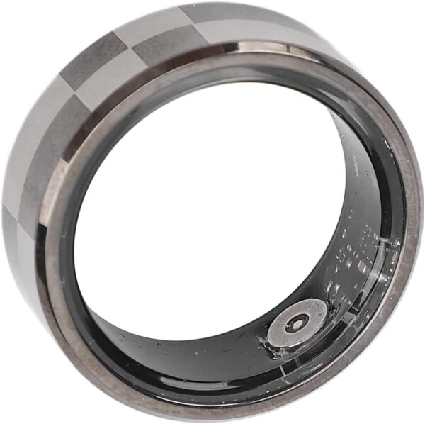 Smart Ring Health Tracker, Aluminum Alloy Wearable Sleep Tracking Step Counting Ring with Charging Case for Accurate Health Data (11) - Image 8