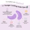 grace & stella Under Eye Patches for Puffy Eyes and Dark Circles (Retinol, 6 Pairs) Restoring Gel Under Eye Masks with Hyaluronic Acid - Vegan Cruelty-Free Skincare Birthday Gifts for Women - Image 2