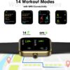 Smart Watch for Women Men, Fitness Tracker Watch with Heart Rate Monitor, Sleep, Blood Oxygen Tracker, 5ATM Waterproof Smartwatch Sports Watch Compatible with Android iOS Phones Step Calories Counter - Image 4