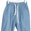 YFJRBR Shorts for Women Knee Length Plus Size Summer Casual Beach Elastic Waist Drawstring Comfy Trendy Shorts - Image 3