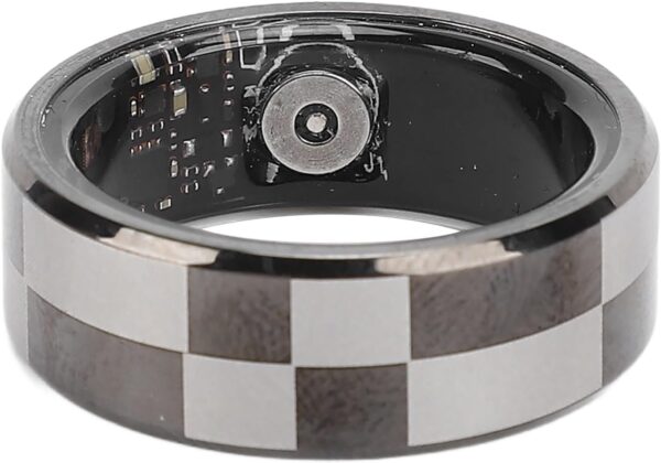 Smart Ring Health Tracker, Aluminum Alloy Wearable Sleep Tracking Step Counting Ring with Charging Case for Accurate Health Data (11) - Image 9