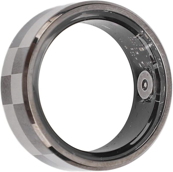 Smart Ring Health Tracker, Aluminum Alloy Wearable Sleep Tracking Step Counting Ring with Charging Case for Accurate Health Data (11) - Image 7
